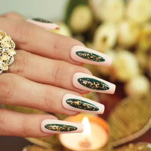 Ebony Elegance - Emigel Wedding Nail Art Collection