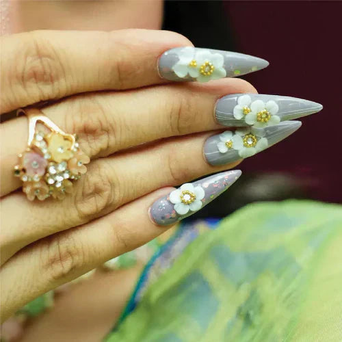 Floral Charms - Emigel Wedding Nail Art Collection