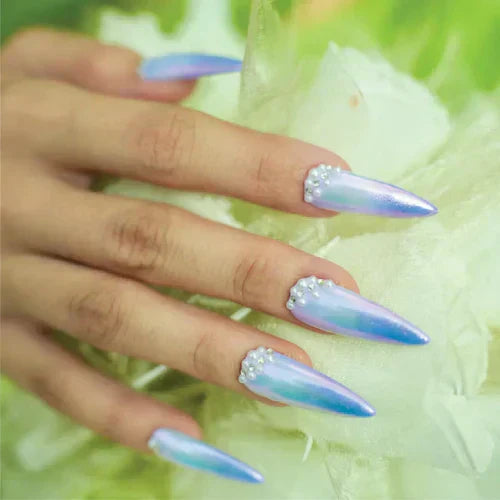 Lavender Pearl Frost - Emigel Wedding Nail Art Collection