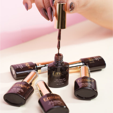 Emigel - Set of 6- Gem Cateye UV Gel Polish