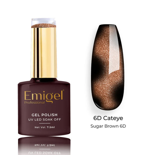 Emigel - 6D Cateye - 015 - SUGAR BROWN 1080