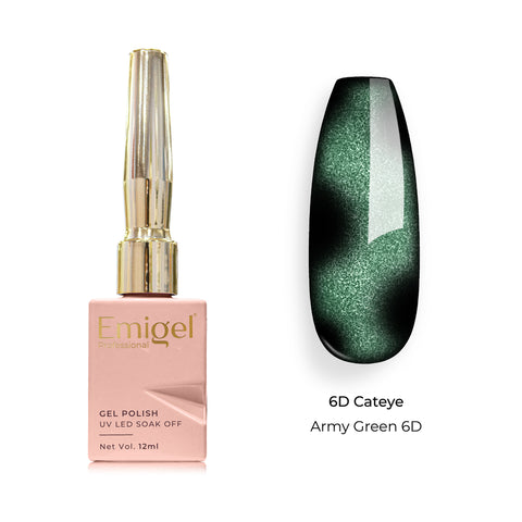 Emigel - 6D Cateye - 002 - ARMY GREEN