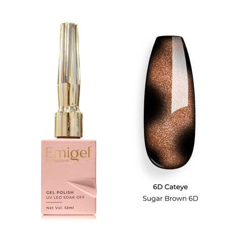 Emigel - 6D Cateye - 015 - SUGAR BROWN