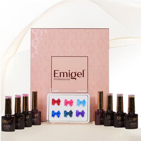 Emigel - Set of 6- Jelly Glass UV Gel Polish