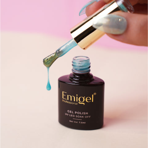 Emigel - Set of 6- Twilight Glitter UV Gel Polish