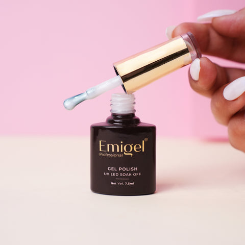 Emigel - Set of 6- Milkshake Glitter UV Gel Polish