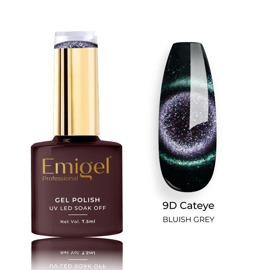 Emigel - 9D Cateye Gel Polish - 004 - BLUISH GREY 1066