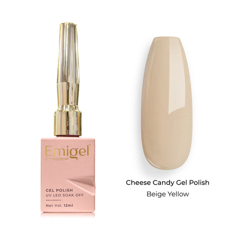 Emigel - Cheese Candy Gel Polish - 007 - Beige Yellow
