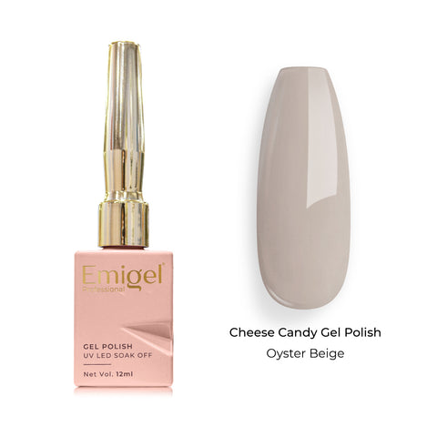 Emigel - Cheese Candy Gel Polish - 008 - Oyster Beige
