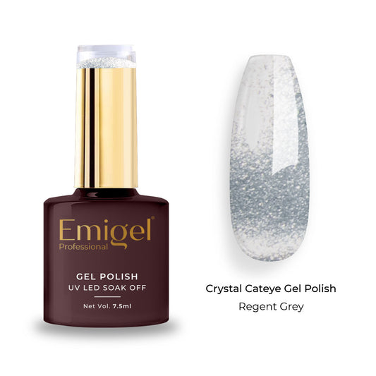Emigel - Crystal Cateye Gel Polish - 002 - Regent Grey 1080