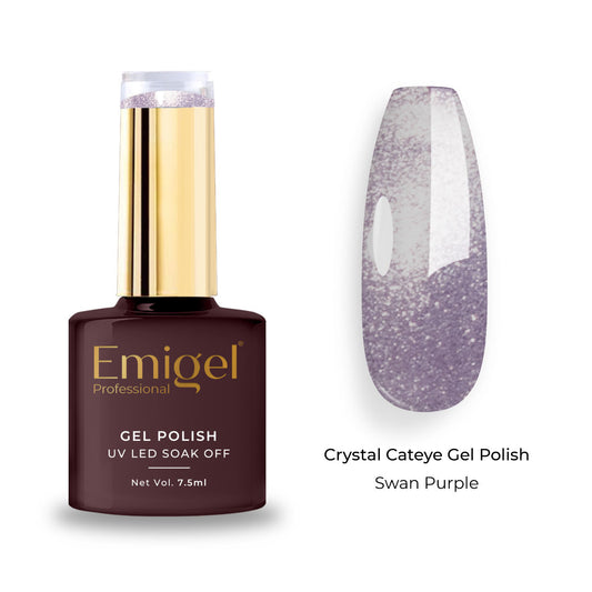 Emigel - Crystal Cateye Gel Polish - 006 - Swan Purple 1080