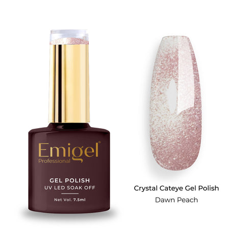 Emigel - Crystal Cateye Gel Polish - 008 - Dawn Peach