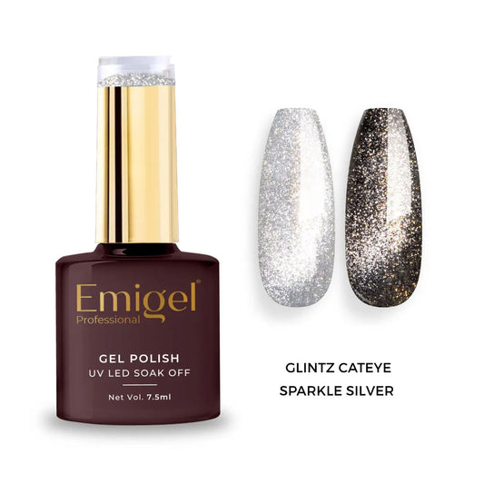 Emigel - Glintz Cateye - 007 - SPARKLE SILVER 1080
