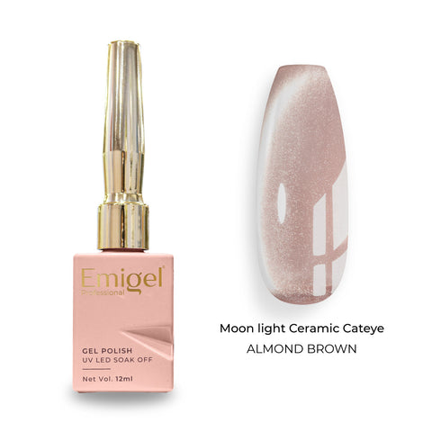 Emigel - UV Moonlight Ceramic Cat Eye - 005 - Almond Brown