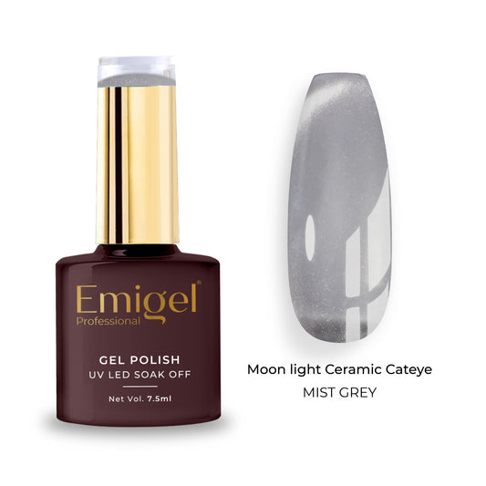 Emigel - UV Moonlight Ceramic Cat Eye - 001 - Mist Grey 1080