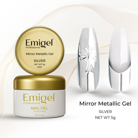 Emigel - Mirror Metallic Gel - Silver