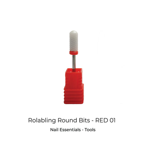 Emigel - Nail Ceramic Bits - Red