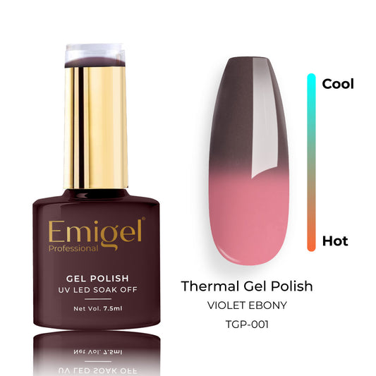 Emigel - Thermal Gel Poilsh   - 001 - VIOLET EBONY 1080