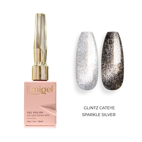 Emigel - Glintz Cateye - 007 - SPARKLE SILVER