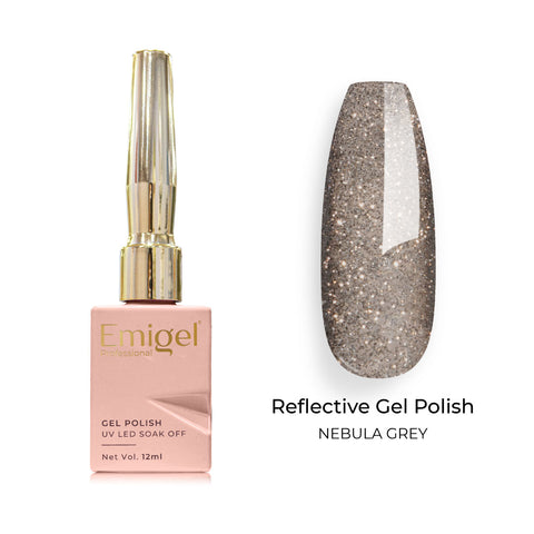 Emigel - Reflective Gel Polish - 001 - NEBULA GREY