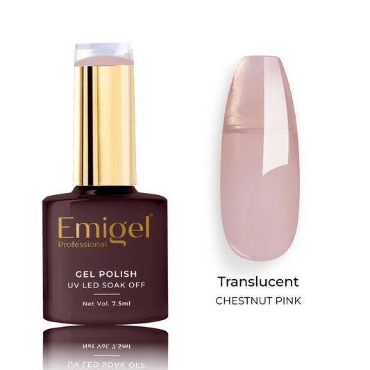 Emigel - Translucent Gel Polish - 005 - CHESTNUT PINK 1080