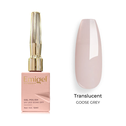 Emigel - Translucent Gel Polish - 003 - GOOSE GREY