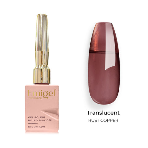 Emigel - Translucent Gel Polish - 010 - RUST COPPER
