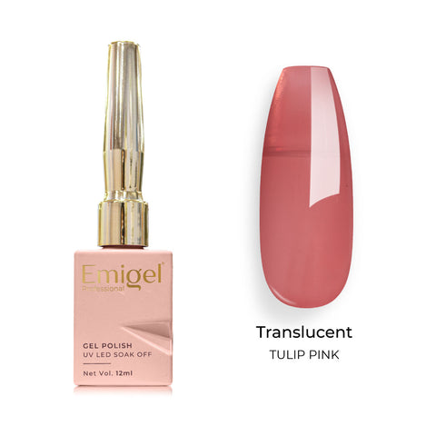 Emigel - Translucent Gel Polish - 011 - TULIP PINK