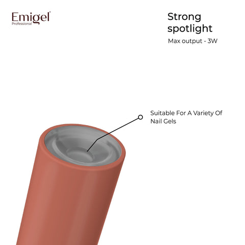 Emigel - UV Lamp (300) - Compact and Powerful Nail Lamp for On-the-Go