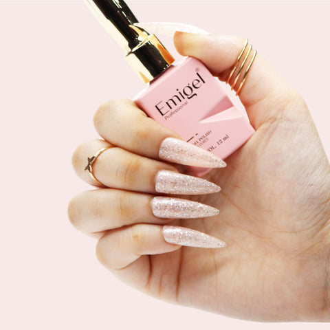 Emigel - UV Gel Polish - MOUNTBATTEN GLITTER  - E020