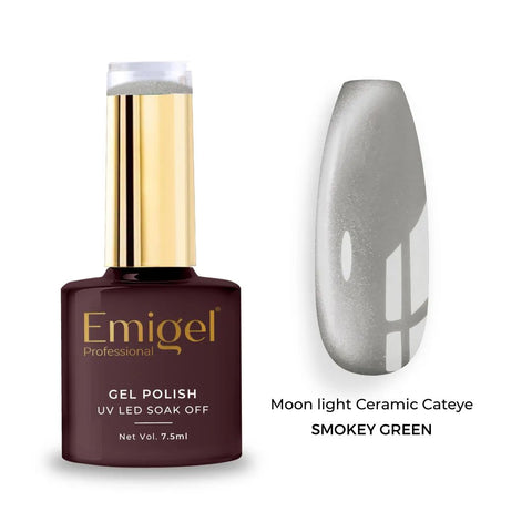 Emigel - UV Moonlight Ceramic Cat Eye - 004 - Smokey Green