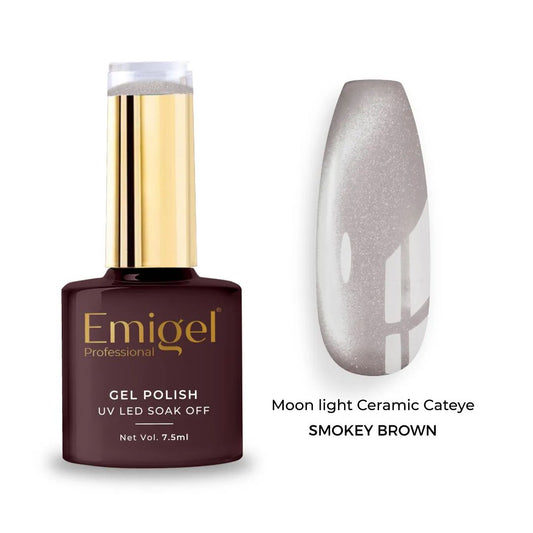 Emigel - UV Moonlight Ceramic Cat Eye - 006 - Smokey Brown 1080