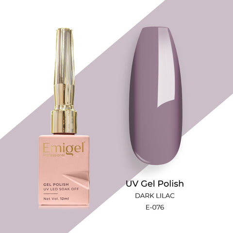 Emigel - UV Gel Polish - DARK LILAC - E076