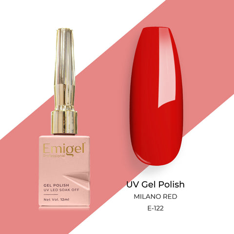 Emigel - UV Gel Polish - MILANO RED - E122