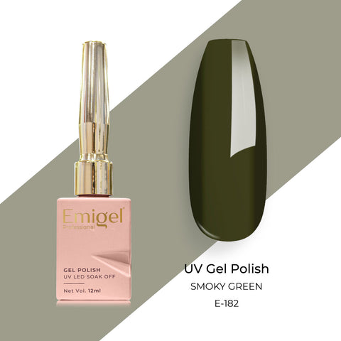 Emigel - UV Gel Polish - SMOKY GREEN - E182