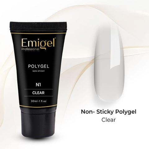 Emigel - Non Stick Polygel -  Clear - Crystal Due